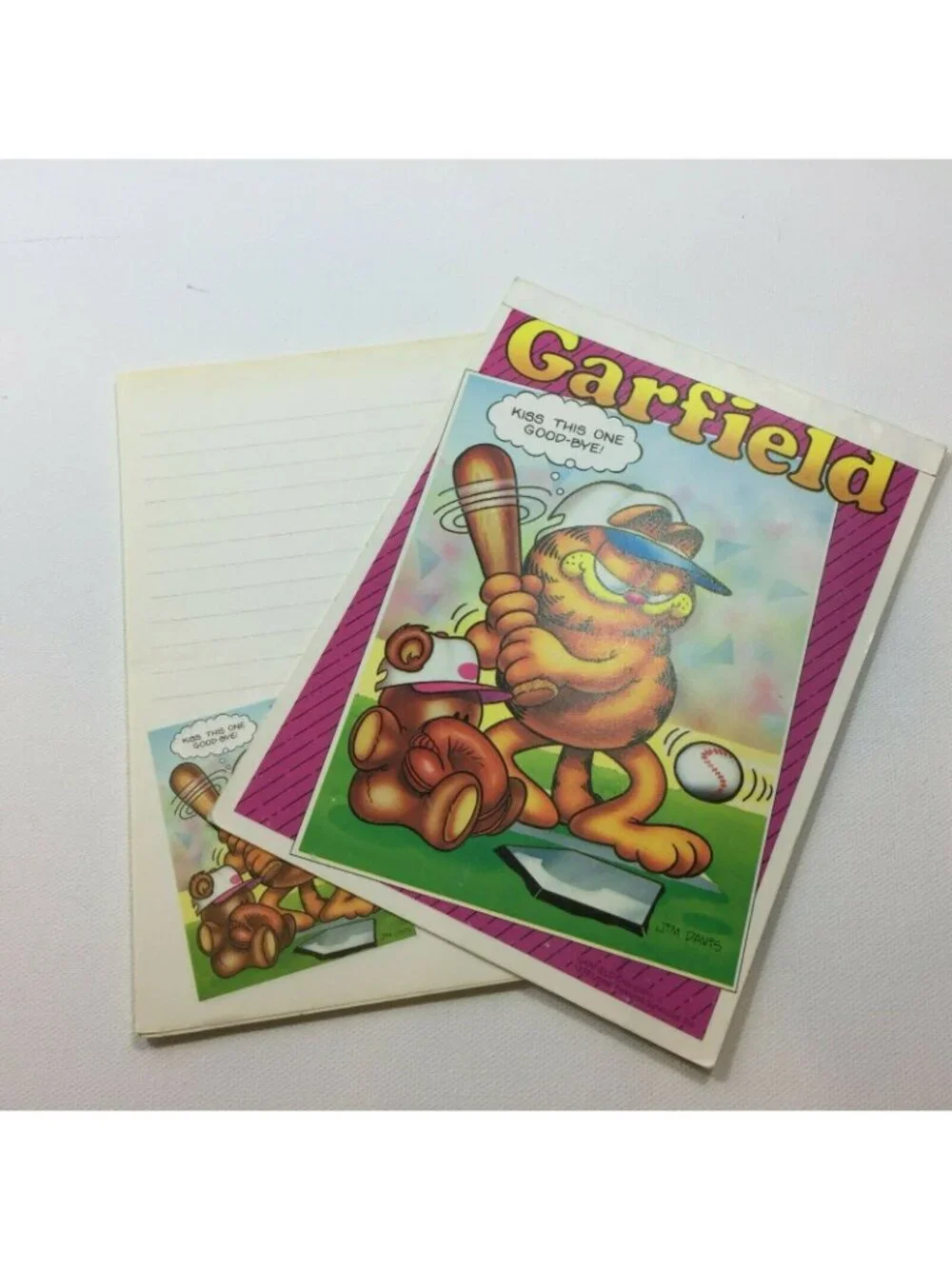 Vintage Disney Garfield SpongeBob Tablets Note Pad Notebook Stationary Novelty